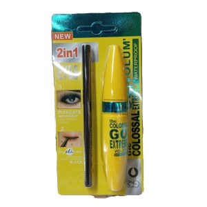 Colossal waterproof Kajal + Volumising Mascara Set